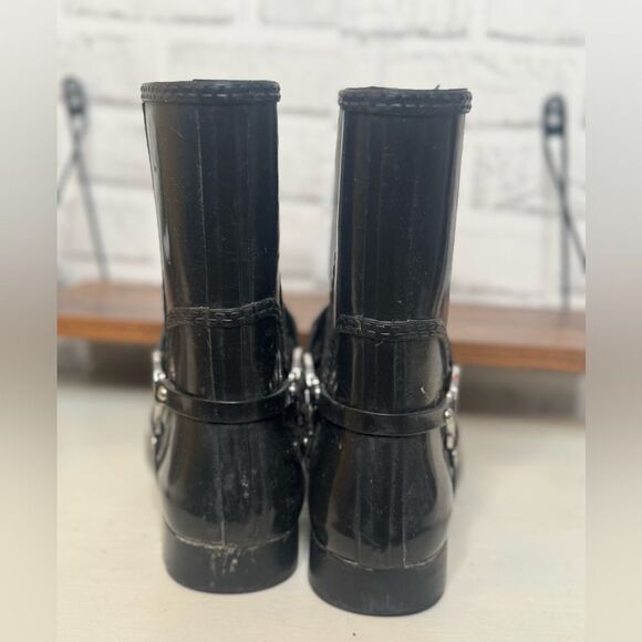 Michael Kors Fulton Harness Rain Boots, Short, Size 8 - Picture 6 of 9